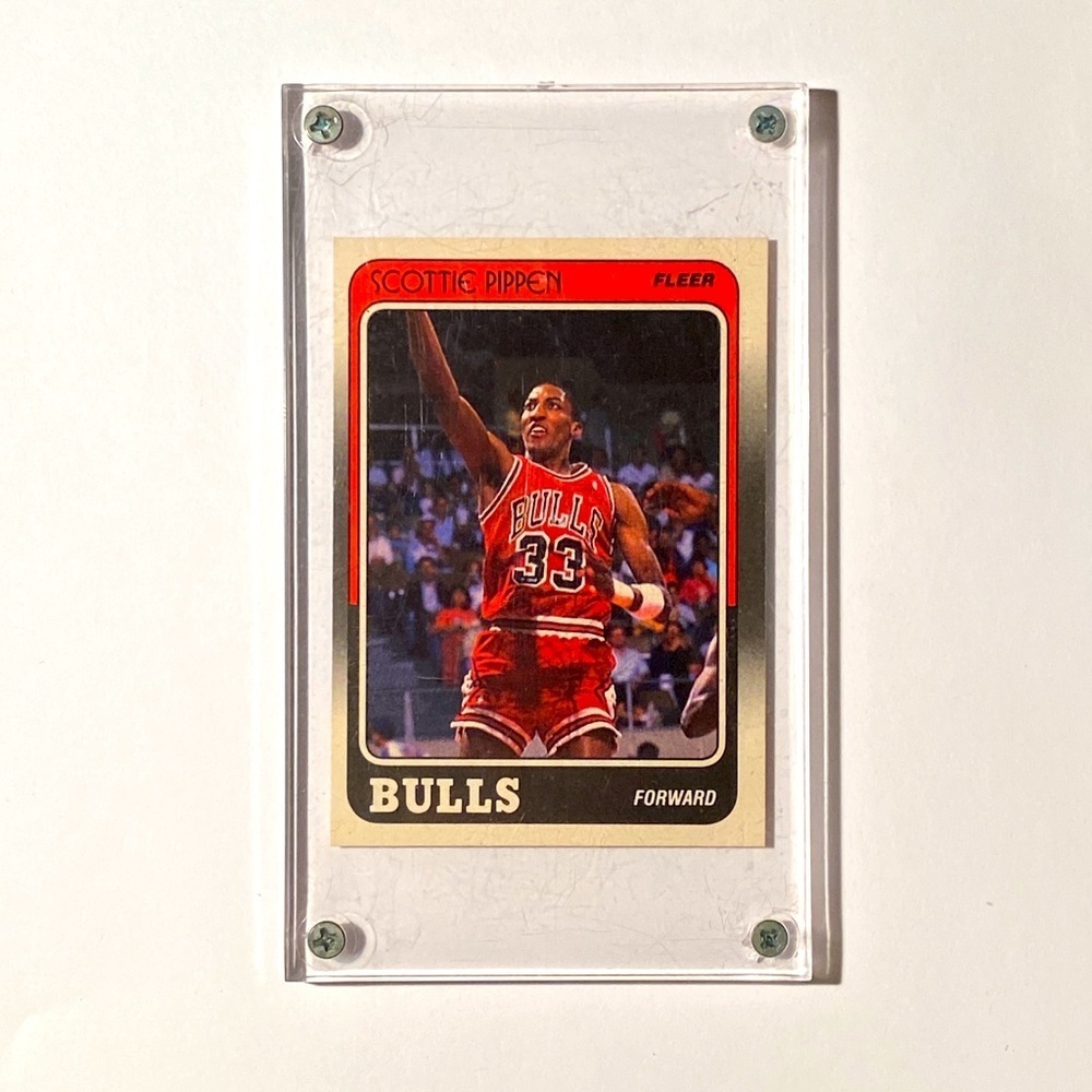 Rare 1988 Fleer Scottie Pippen NBA Basketball Rookie Card #20 RC